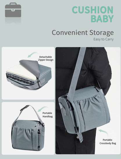 Portable Baby Booster Seat – Foldable Anti-Slip Dining Chair