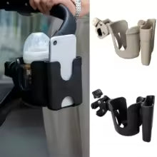 Anti-Slip Stroller Cup Holder with Phone Mount